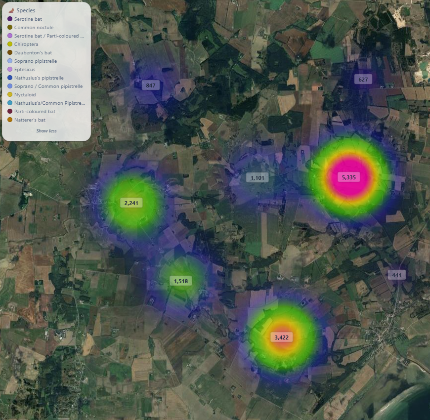 Species heatmap
